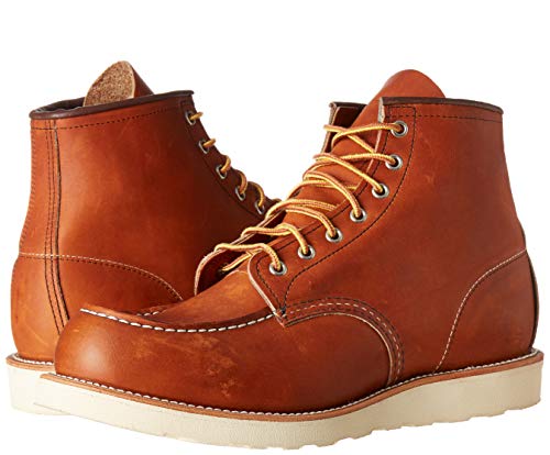 Red Wing Heritage Men's 6" Classic Moc Toe Boot, Oro Legacy, 9.5 M US
