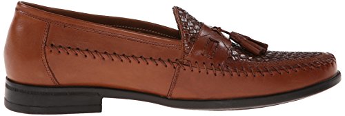 Nunn Bush Men's Strafford Woven Slip-On Loafer, Cognac, 10 M US