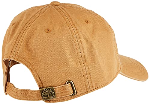Timberland Men's Cotton Canvas Baseball Cap, Wheat, 1 Size