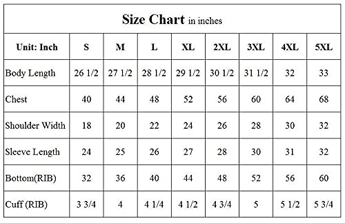 Gary Com Hoodies for Men Heavyweight Fleece Sweatshirt - Full Zip Up Thick Sherpa Lined Winter Warm Work Jackets With Kanga Pocket (Black, 5X-Large)