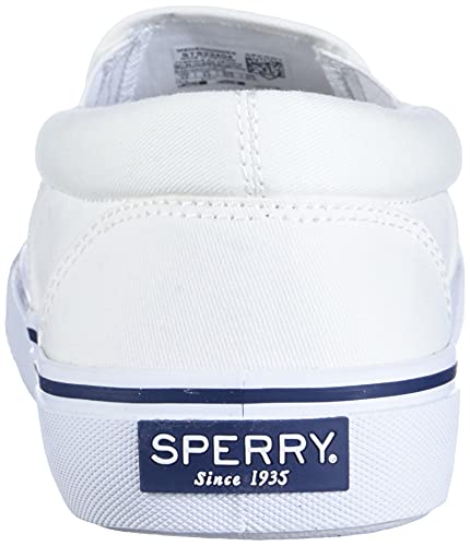 Sperry Men's Striper II Slip On Sneaker, SW White, 10 M US