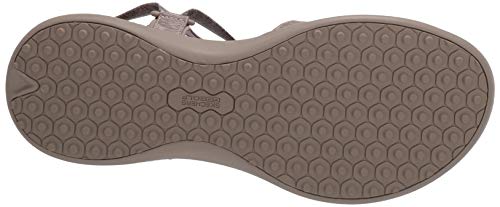 Skechers Women's 600 Spikeless Golf Sandals Shoe, Taupe, 8 M US