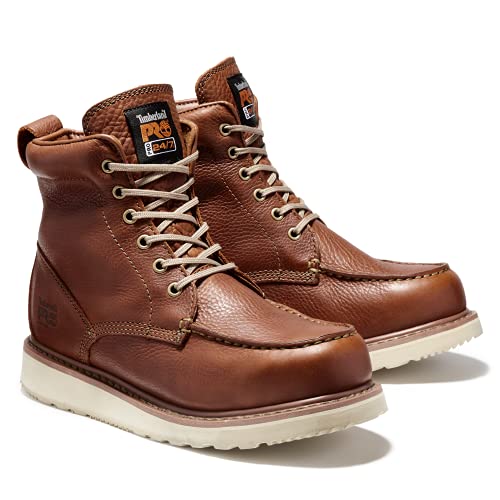 Timberland PRO Men's 53009 Wedge Sole 6" Soft-Toe Boot,Rust,10.5 M