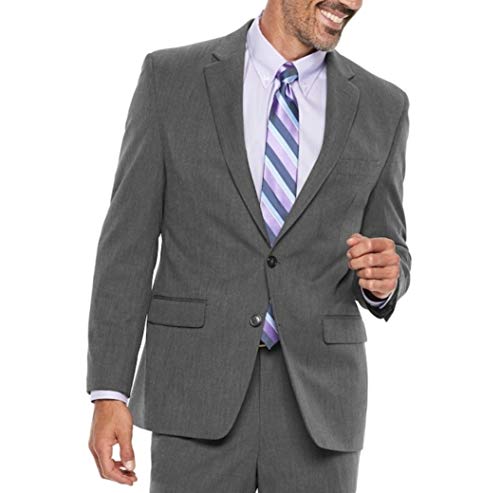 Chaps Men's Performance Series Classic-Fit Stretch Suit Jacket Cardinal Grey (42 Regular)