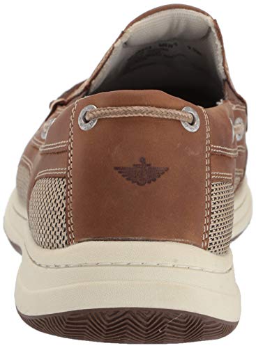 Dockers Men's Tiller Boat Shoe, Dark Tan, 11 M US