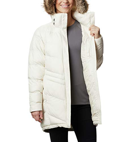 Columbia Women's Peak to Park Mid Insulated Jacket, Chalk, Small