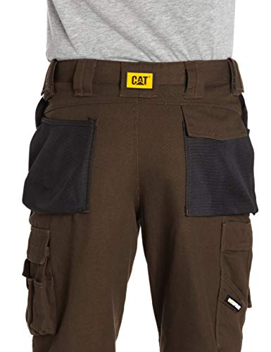 Caterpillar Men's Trademark Pant, Dark Earth/Black, 38W x 32L