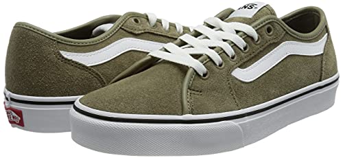 Vans Men's Low-Top Trainers Sneaker, Suede Covert Green White, 9