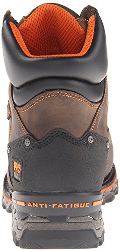 Timberland PRO Men's Boondock 6 Inch Composite Safety Toe Waterproof Industrial Work Boot, Brown Oiled Distressed, 15