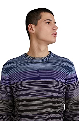 Missoni, Men's Long Sleeve Crewneck Sweater, 44, Multicoloured
