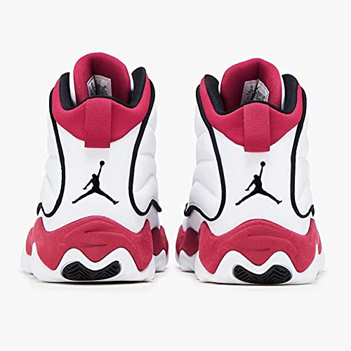 Jordan Pro Strong Mens Casual Basketball Shoe Dc8418-101 Size 10.5 White/Black-Gym Red
