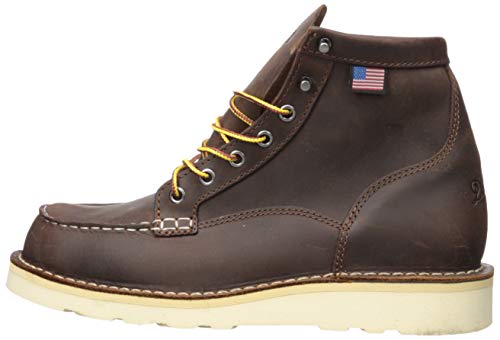 Danner Men's 15563 Bull Run Moc Toe 6" Work Boot, Brown - 11 D