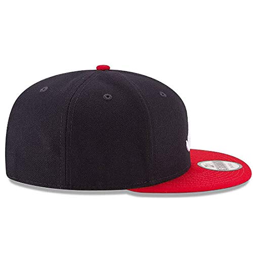 New Era 9Fifty MLB Atlanta Braves Basic Navy/Red Snapback Hat 11591082 One Size