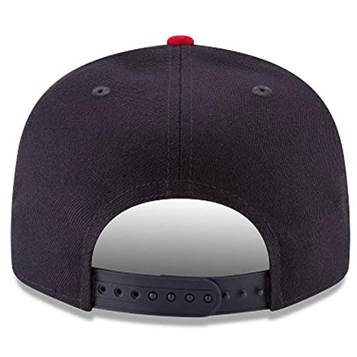 New Era 9Fifty MLB Atlanta Braves Basic Navy/Red Snapback Hat 11591082 One Size