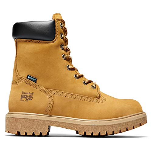 Timberland PRO Men's Direct Attach 8" Steel Toe Boot,Wheat,10.5 M