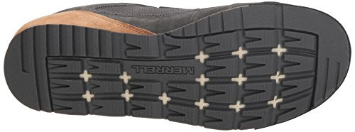 Merrell Men's Burnt Rock Travel Suede Hiking Shoe, Granite, 9 M US