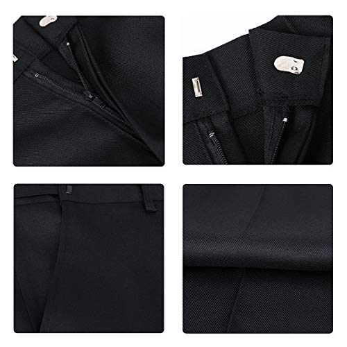 Cloudstyle Mens 2 Piece Floral Dress Suit One Button Dinner Tuxedo Jacket & Pants Blue