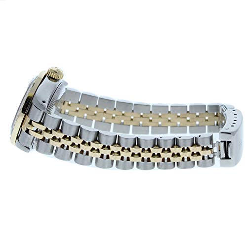 Rolex Ladys Datejust (Automatic) Jubilee Watch 69173 Custom Mother of Pearl Ruby Dial & Diamond Bezel (Certified Pre-Owned)