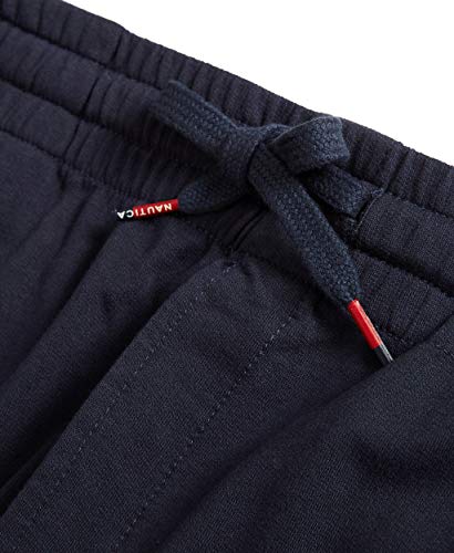 Nautica Men's American Flag Logo Joggers, Navy, Large