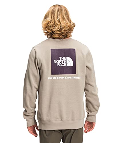 The North Face Men's Box NSE Crew Sweatshirt, Flax, M