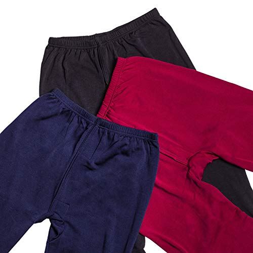 3-Pack: Men's Thermal Underwear Pants Set Warm Long Johns Compression Underpants Leggings Training Tights Active Clothing - Set 4, Large