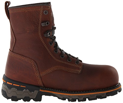 Timberland PRO Men's 8 Inch Boondock Composite Toe Waterproof Industrial Work Boot,Brown Oiled Distressed Leather,10.5 M US