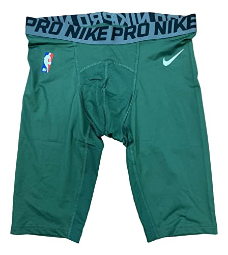 Nike Men's Pro Cool NBA Basketball Compression Shorts (XXX-Large-Tall, Fir/White)