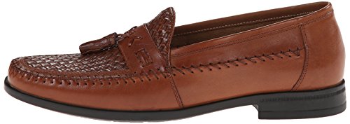 Nunn Bush Men's Strafford Woven Slip-On Loafer, Cognac, 10 M US