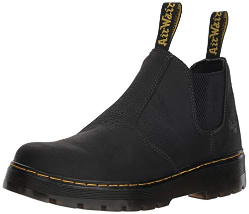 Dr. Martens Men's HARDIE Boot, Black, 9 Regular UK (10 US)