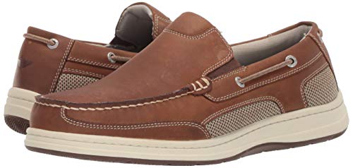 Dockers Men's Tiller Boat Shoe, Dark Tan, 11 M US