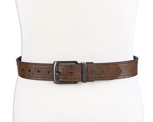 Levi's Men's Reversible Casual Jeans Belt, Brown/Black 1, Medium (34-36)