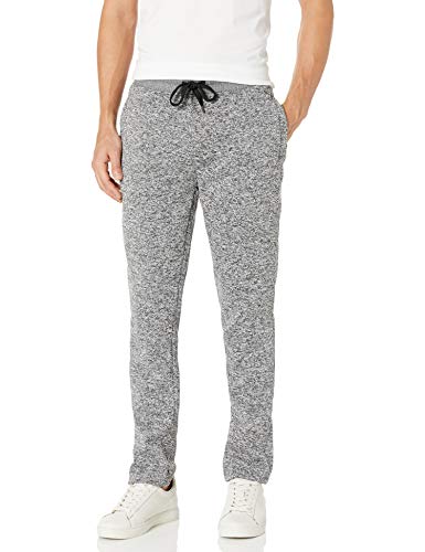 Southpole Men's Fleece Jogger, Marled Grey, Medium