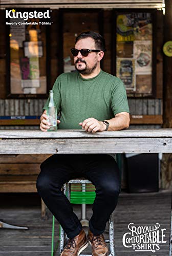 Kingsted Men's T-Shirts Pack - Royally Comfortable - Soft & Smooth - Premium Plain Fabric - Well Crafted - Crew Neck - Assorted Multipack (Favorites, X-Large)