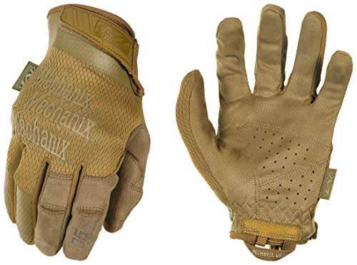 Mechanix Wear: Tactical Specialty 0.5mm High-Dexterity Coyote Tactical Work Gloves (Small, Tan)
