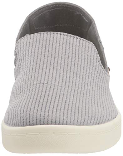 Reebok womens Cotton & Corn Slip on Walking Shoe, Spacer Grey/Chalk/White, 7 US