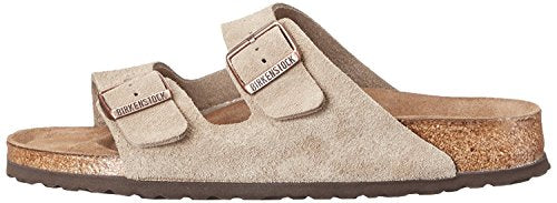 Birkenstock Unisex Arizona Sandal,Taupe Suede,39 N EU