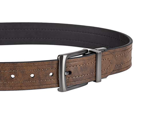 Levi's Men's Reversible Casual Jeans Belt, Brown/Black 1, Medium (34-36)