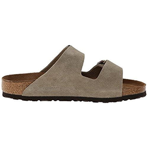 Birkenstock Unisex Arizona Sandal,Taupe Suede,39 N EU