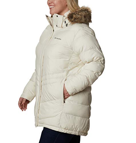 Columbia Women's Peak to Park Mid Insulated Jacket, Chalk, Small
