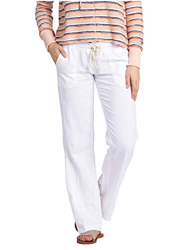 Roxy Women's Oceanside Pant, Sea Salt, Medium