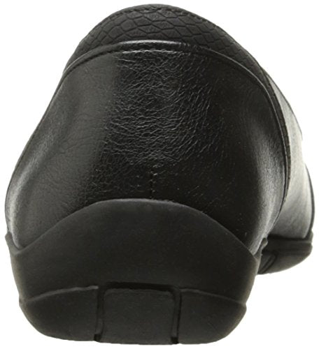 LifeStride Women's Dig Flat, Black, 7.5 M US