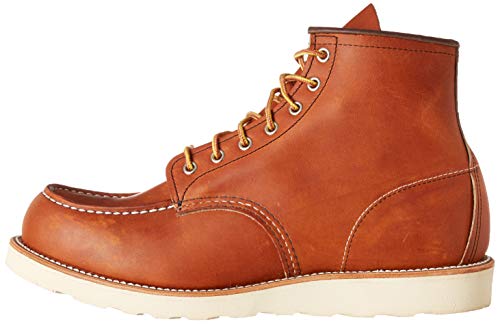 Red Wing Heritage Men's 6" Classic Moc Toe Boot, Oro Legacy, 9.5 M US