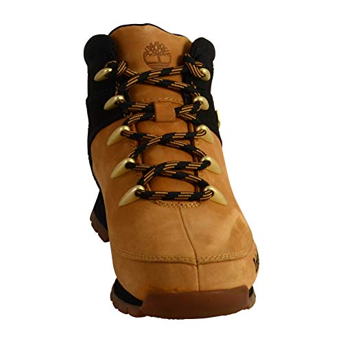 Timberland Men's Ankle Chukka Boots, Yellow Wheat Nubuck W Black, 12