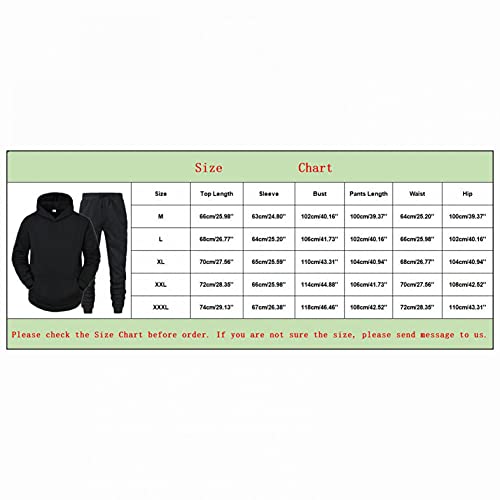 Track Suits for Men Set Set Full Zip Long Sleeve Jogging Running Sweatsuits Athletic Sports Hooded Jogger Pants
