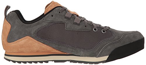 Merrell Men's Burnt Rock Travel Suede Hiking Shoe, Granite, 9 M US