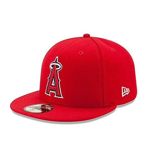 New Era 59FIFTY Los Angeles Angels of Anaheim 2017 Authentic Collection On Field Game Cap Size 7 1/2