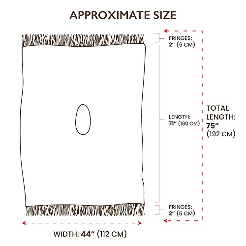 Gamboa Poncho for Men Comfortable Home Clothes for Men House Coat Men Wool Alpaca Poncho Hooded