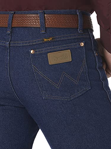 Wrangler Men's Cowboy Cut Slim Fit Jean, Rigid Indigo, 32W x 32L