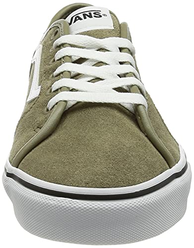 Vans Men's Low-Top Trainers Sneaker, Suede Covert Green White, 9