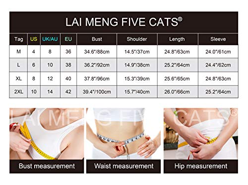 Women's Tie Neck Floral Print Shirt Casual Long Sleeve Button up Blouse Top